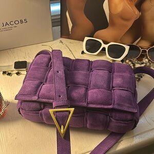 Bottega Veneta Suede Padded Purse